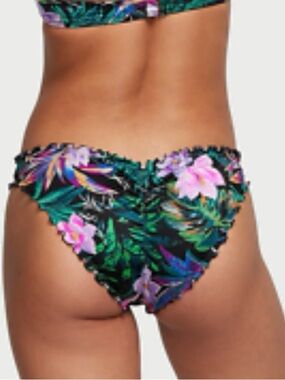 This Victoria's Secret floral print swim bikini bottom Size XXL NWT’s